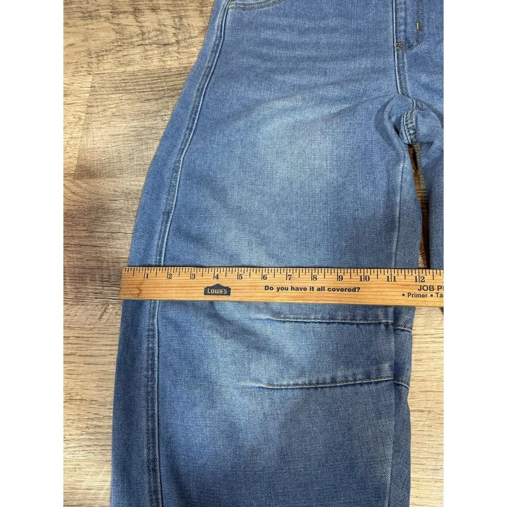 Denim Bib Overalls Womens Small Blue 100% Cotton Utility Workwear Pockets Casual